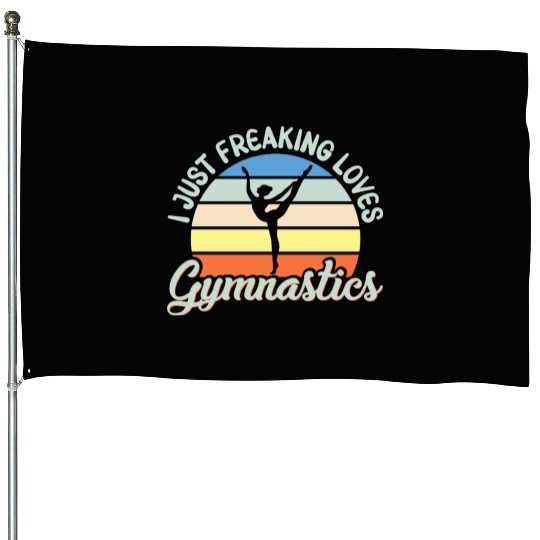 Gymnastics Gym Fitness Sports Training House Flags
