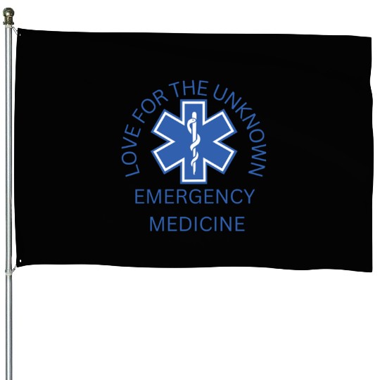 Cross of life - medical gift House Flags