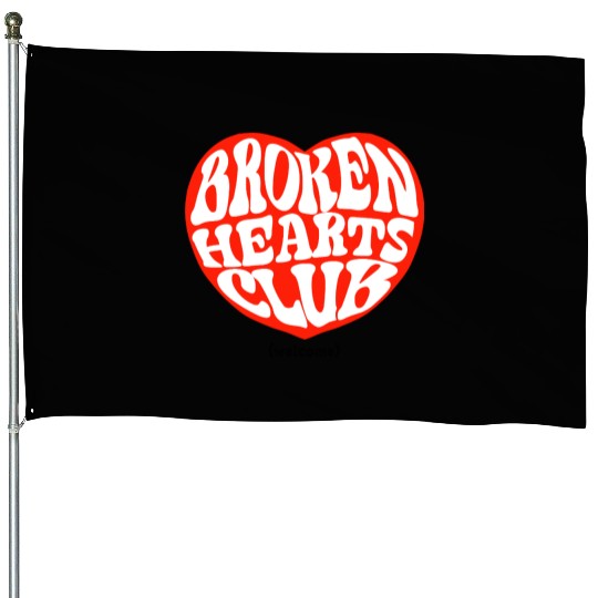 Broken Hearts Club House Flags