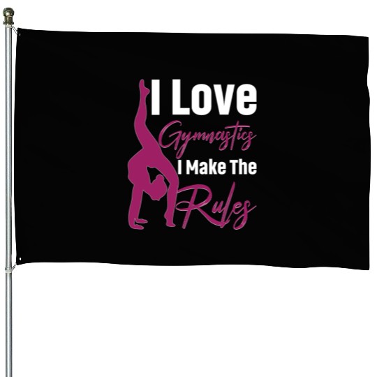Gymnastics Gym Fitness Sports Training House Flags