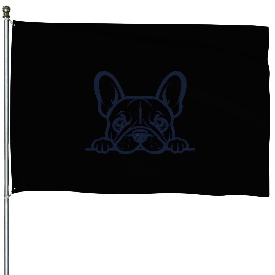 French Bulldog Frenchie Sweet Face House Flags