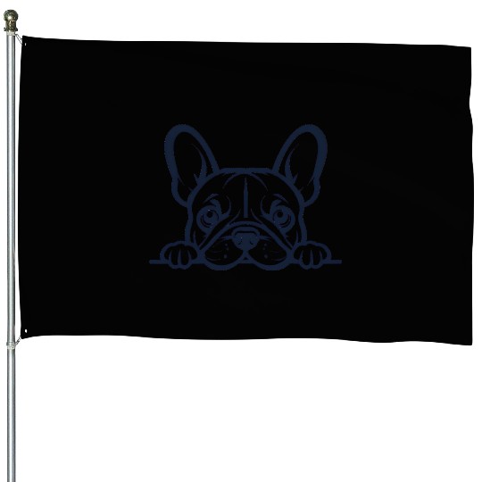 French Bulldog Frenchie Sweet Face House Flags