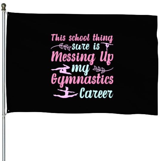 Gymnastics Gym Fitness Sports Training House Flags