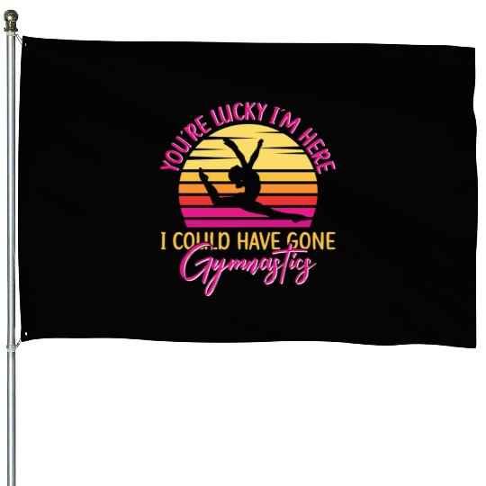 Gymnastics Gym Fitness Sports Training House Flags