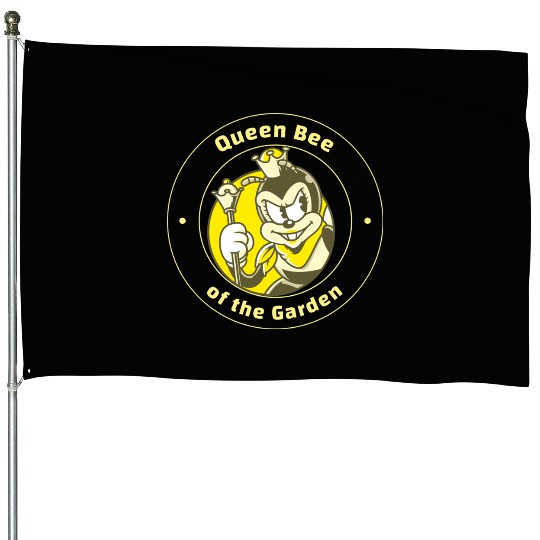 Queen Bee of the Garden House Flags