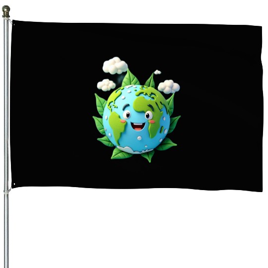 EcoSmiles Tees – Wear Your Love for Earth! House Flags