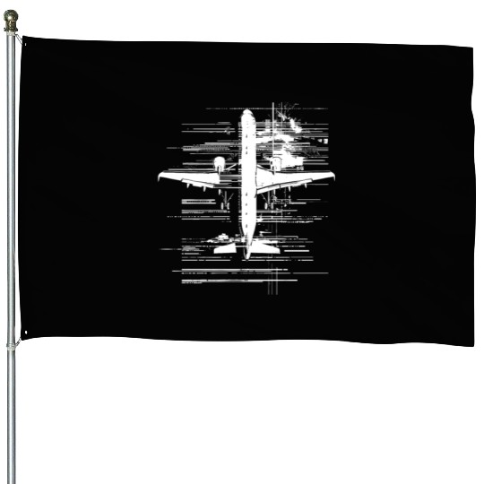 Aircraft Drawing House Flags