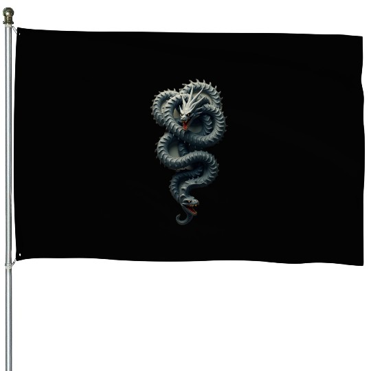 Abyssal Serpent Designs House Flags