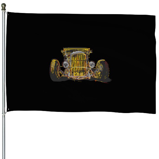 Hot Rod head on House Flags