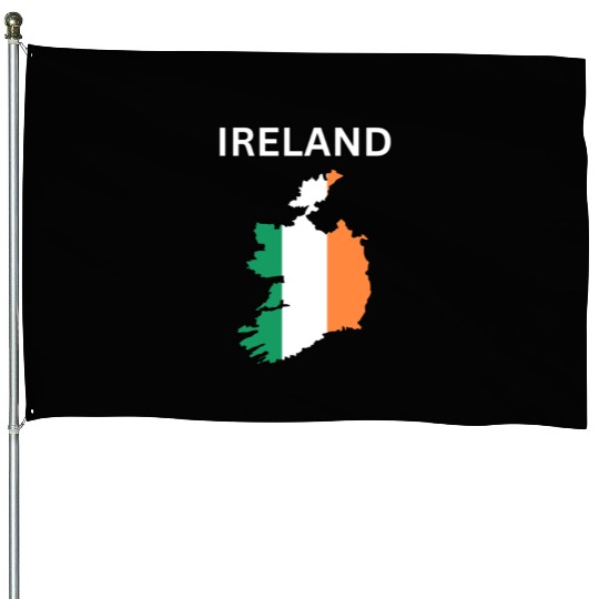 Ireland Flag Map House Flags