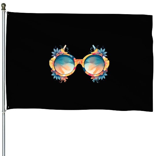 Retro Sublimation Clipart House Flags