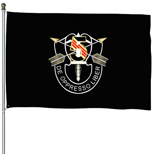 5th Special Forces Group De Oppresso Liber Design House Flags