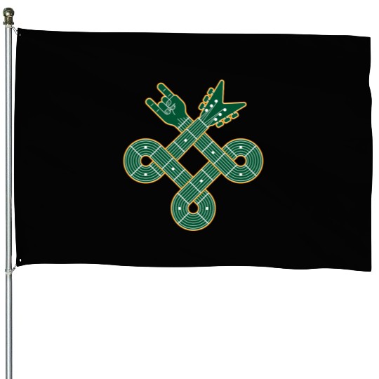 Celtic Knot Guitar | St. Patrick’s Day House Flags