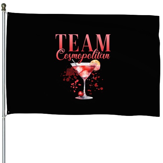 Cocktail Bartender Team Cosmopolitan House Flags