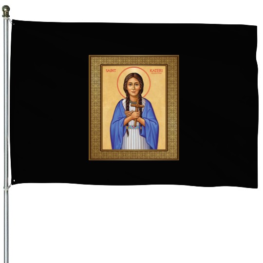 St Kateri Tekakwitha Lily of the Mohawks Catholic House Flags