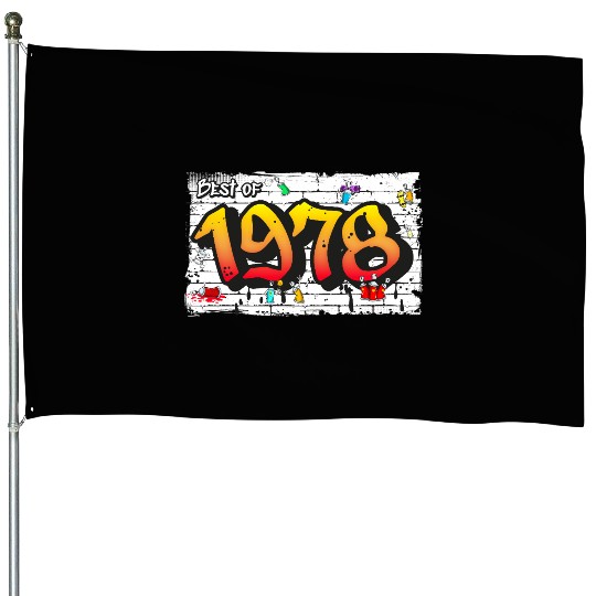 Retro Classic 1978 Graffiti – 47 Years of House Flags