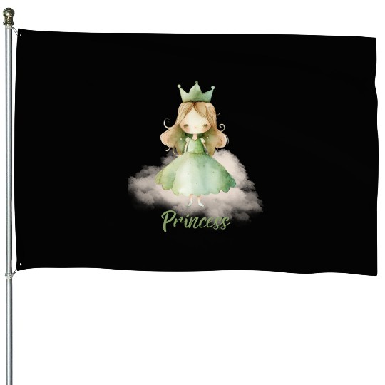 Princess Baby Bodysuit, Cute Infant Jersey One Pie House Flags