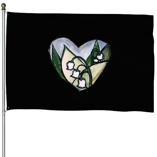 Lily of the Valley House Flags