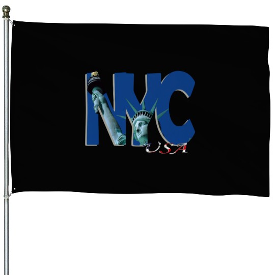 Art of Statue of Liberty House Flags