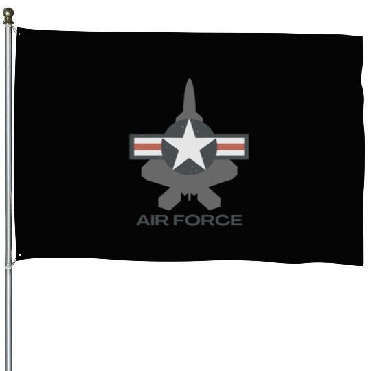 F-22 Raptor Patriotic Roundel House Flags
