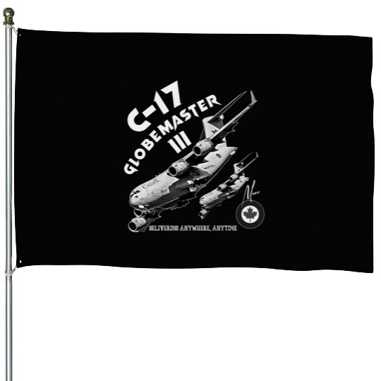 Royal Canadian Air Force C-17 Globemaster House Flags