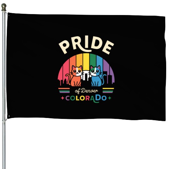 Pride of Dallas City Texas USA Rainbow Flag House Flags