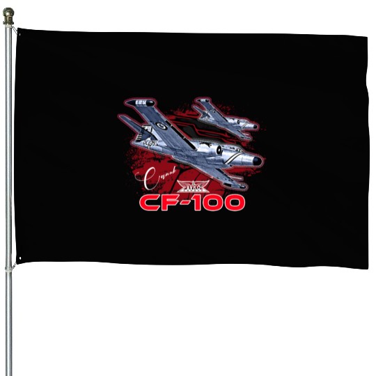 Avro Canuck Canada CF100 Vintage Military Aircraft House Flags