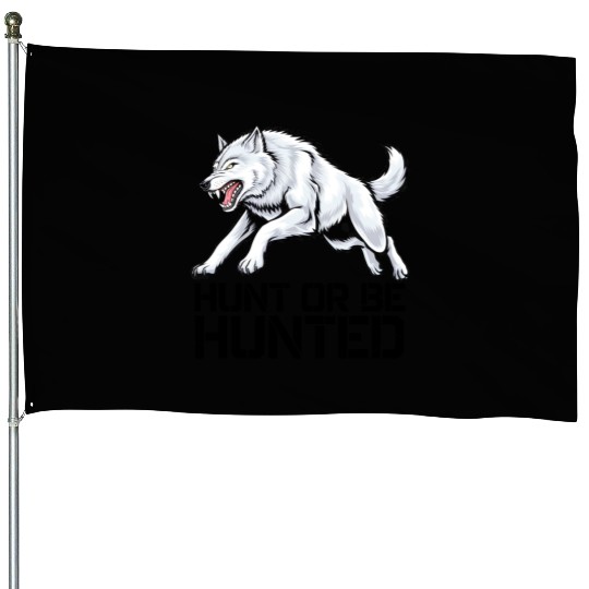 Alpha Wolf House Flags