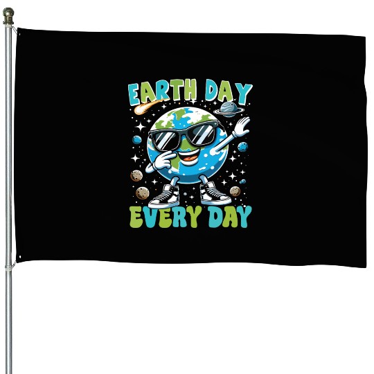 Earth Day Every Day House Flags