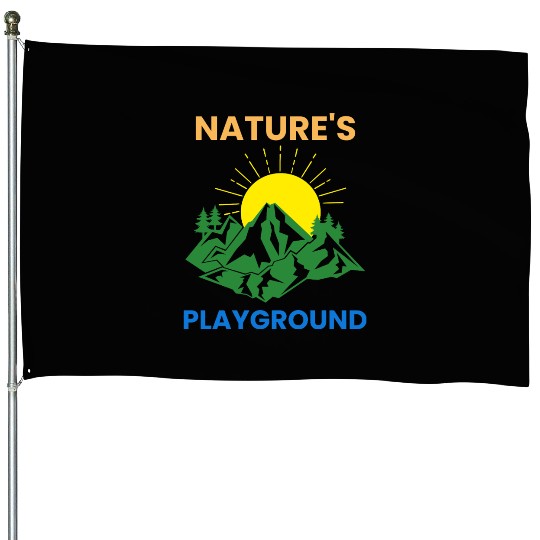 Nature's Playground House Flags
