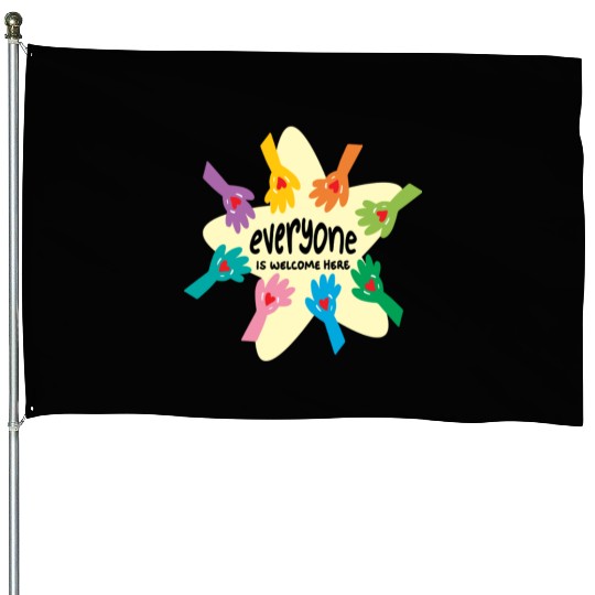 Everyone Is Welcome, Idaho Teacher, teacher, idaho House Flags