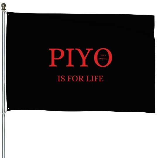 PIYO Exercise House Flags