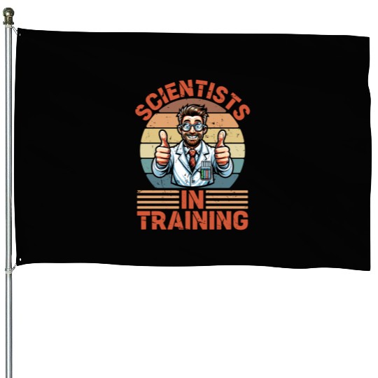 STEM Teacher Scientist In Training STEM Education House Flags