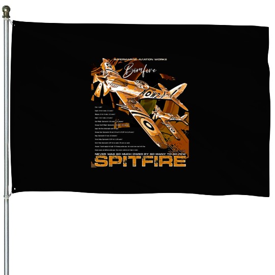 Spitfire Legend: WWII Icon in Flight House Flags