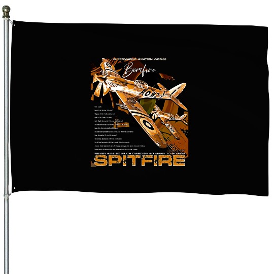 Spitfire Legend: WWII Icon in Flight House Flags