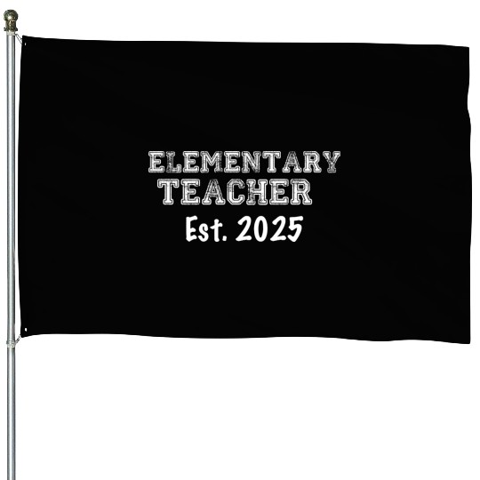 Elementary Teacher Graduation Gift 2025 House Flags