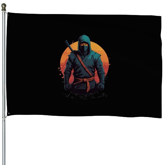 Ninja Warrior House Flags