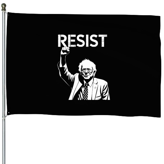 RESIST Bernie Sanders Freedom US National Service House Flags