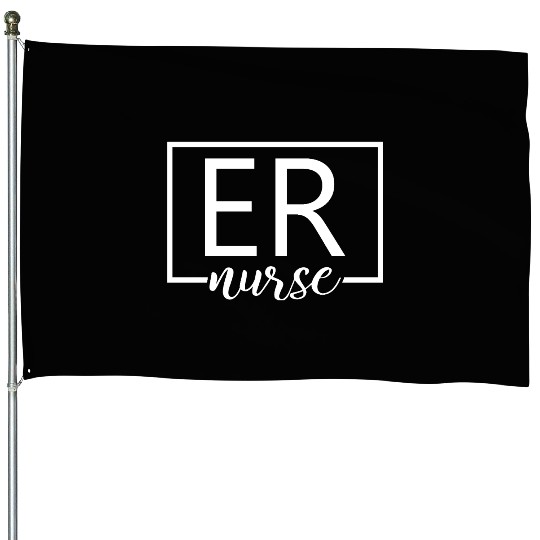 Er Nurse Emergency Room Nurse House Flags