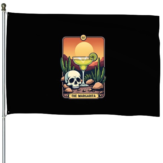 Mexican Cinco De Mayo The Margarita Tarot Card House Flags