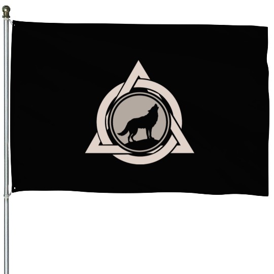 Alter Otherkin Therian Theta Delta Logo Wolf Alpha House Flags
