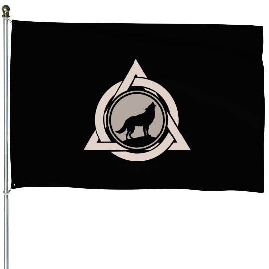Alter Otherkin Therian Theta Delta Logo Wolf Alpha House Flags