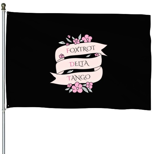 Foxtrot Delta Tango - Floral Subtle FDT House Flags