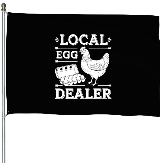 Local Egg Dealer Easter Sunday Egg House Flags