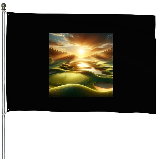 Sunrise Golf Course House Flags