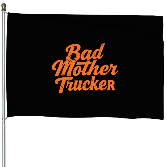 pulp fiction-"Bad motherTrucker" House Flags