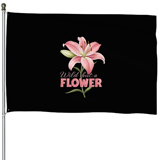 huge lily rose design House Flags