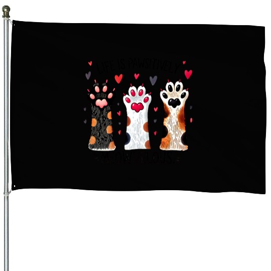 Cat Quotes Cat Lover House Flags
