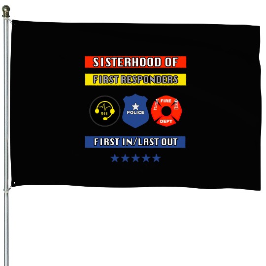 First Responder Pickleball House Flags