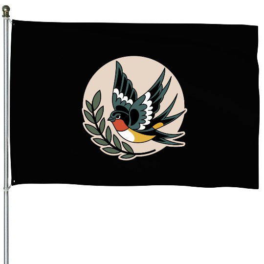 Angry Bird House Flags